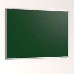 Wandtafel Stahl grün, 120x 90 cm, ohne Kreideablage, 